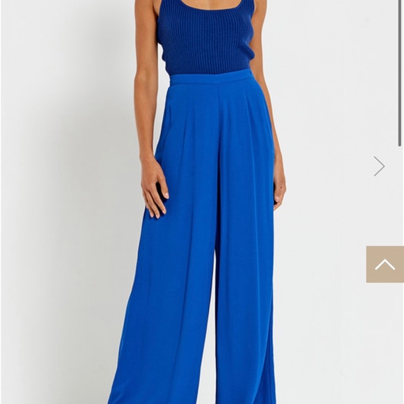 Bohemian Traders High Wasted Pant in cobalt. New without tags. - Picture 4 of 4